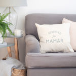 reserved for mamar cushion cover